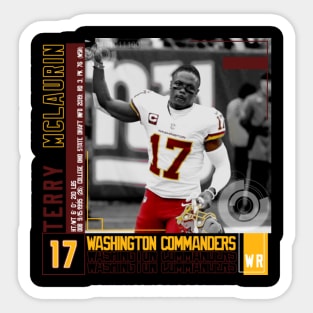 Terry Mclaurin Paper Poster Sticker